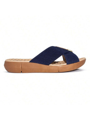 Modare Tamanco Modare Feminino Elástico Canelado/Napa Sense Flex