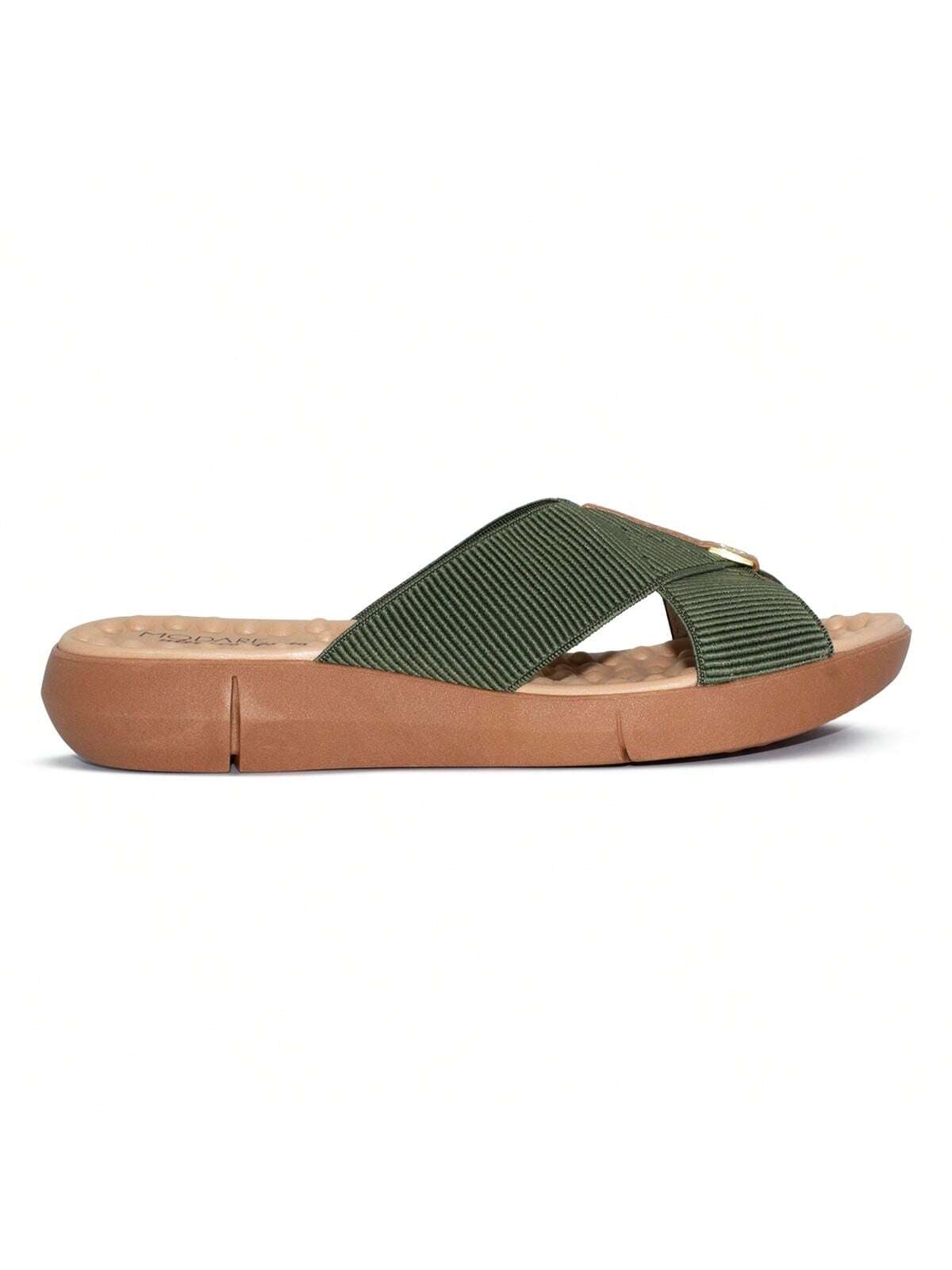 Modare Tamanco Modare Feminino Elástico Canelado/Napa Sense Flex