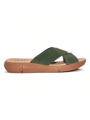 Tamanco Modare Feminino Elástico Canelado/Napa Sense Flex