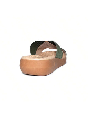 Tamanco Modare Feminino Elástico Canelado/Napa Sense Flex