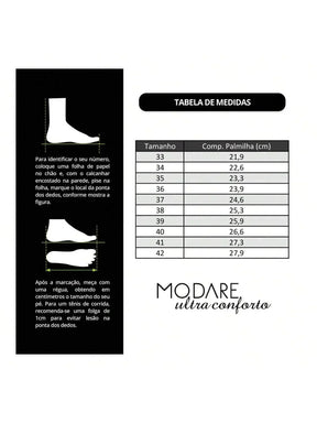 Modare Sandália Feminina Modare Ultraconforto