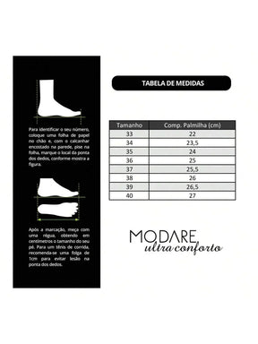 Modare Tamanco Modare Feminino Napa Floather Nature Tira Florença
