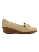 Sapato Modare Feminino Micro/Strech Salto Anabela Enfeite