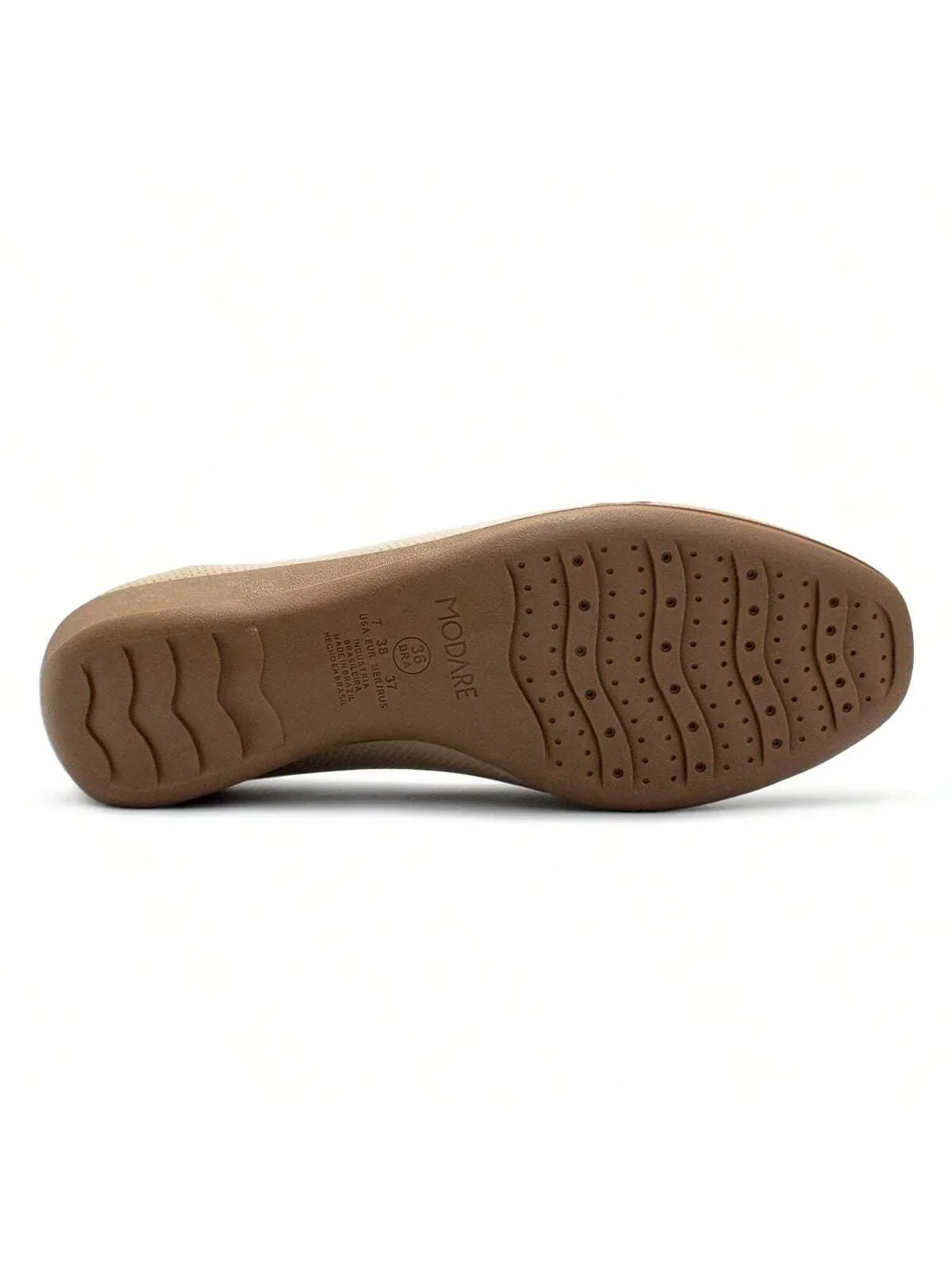 Sapato Modare Feminino Micro/Strech Salto Anabela Enfeite