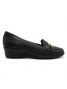 Sapato Modare Feminino Napa Floather Salto Anabela Enfeite