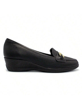 Sapato Modare Feminino Napa Floather Salto Anabela Enfeite
