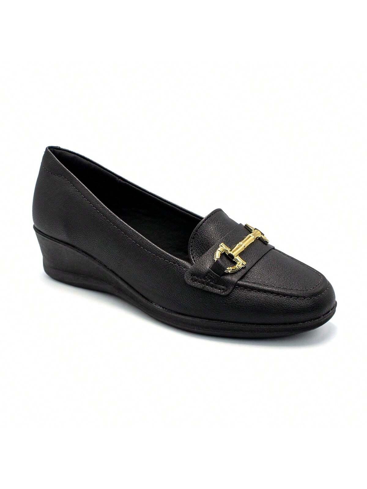 Sapato Modare Feminino Napa Floather Salto Anabela Enfeite